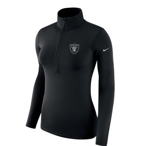 Women’s Nike Raiders half-zip with thumbholes M
